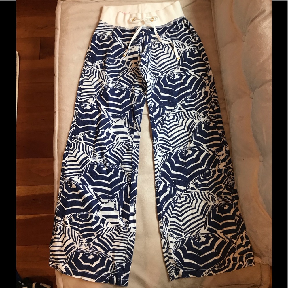 Lily Pulitzer Linen Beach Pant SIZE: XS